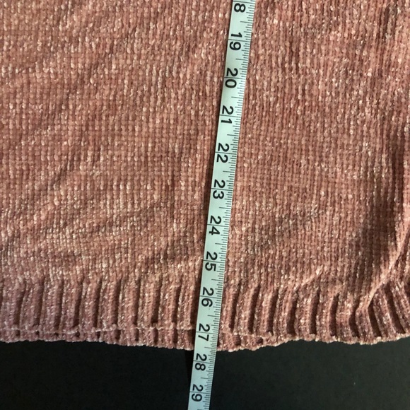 NWOT 3/4 Sleeve Pink Hoodie Sweater 3x Collection - Picture 5 of 8